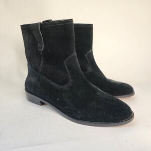Rebecca Minkoff Chasidy Black Suede Chelsea Boot 7M